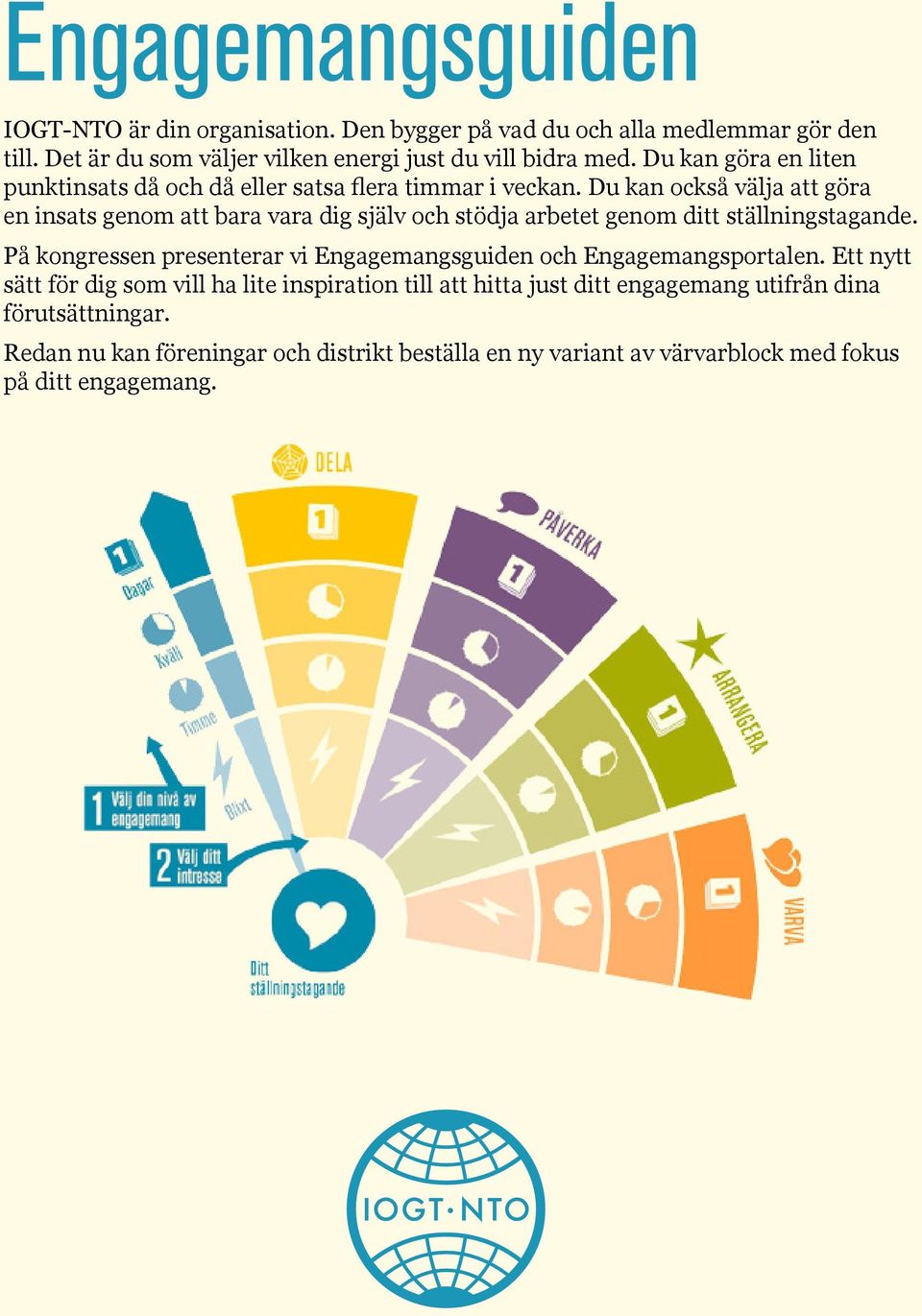 Du kan också välja att göra en insats genom att bara vara dig själv och stödja arbetet genom ditt ställningstagande.