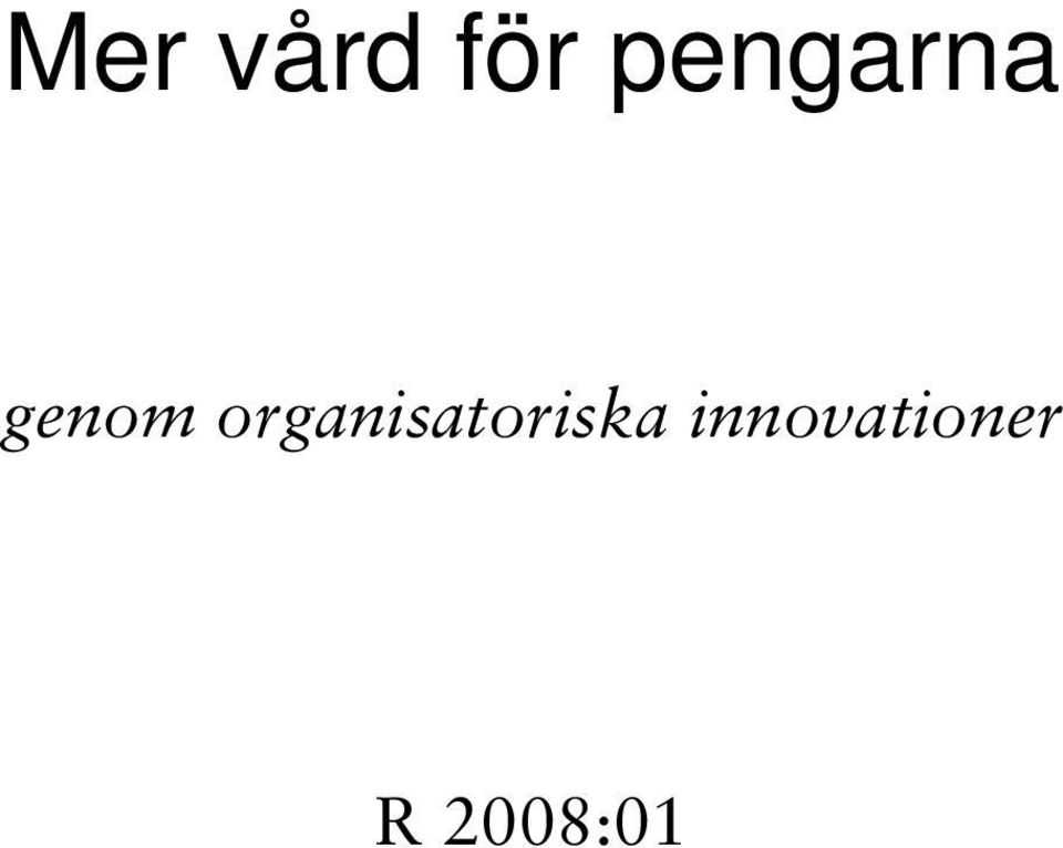 organisatoriska