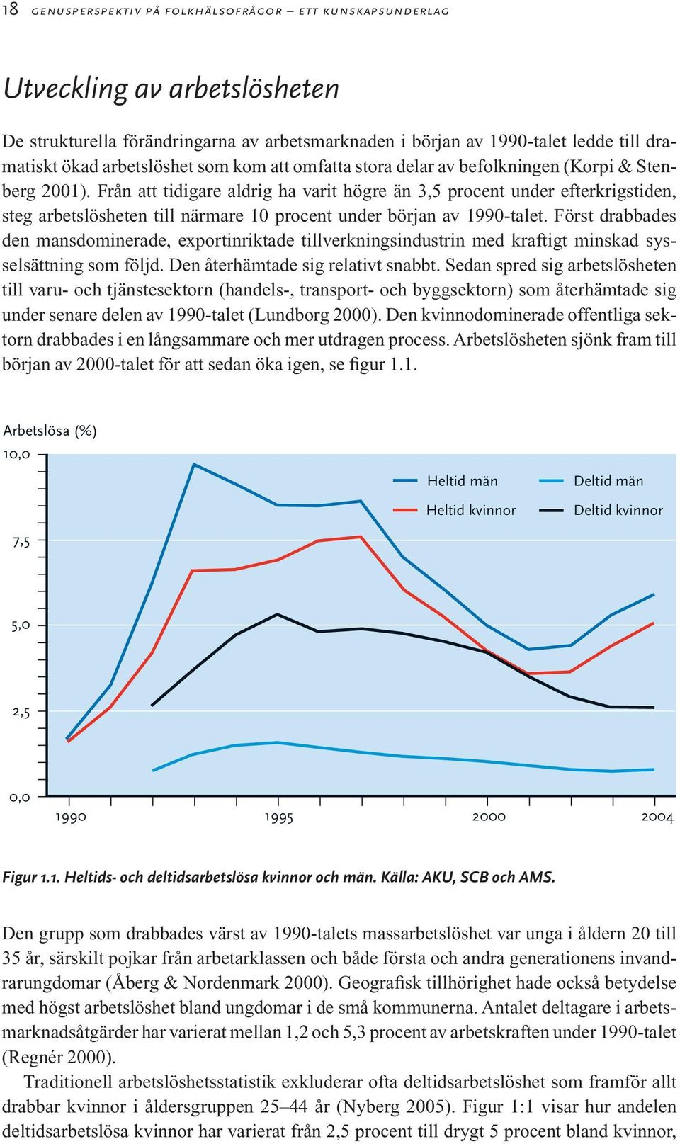 Från att tidigare aldrig ha varit högre än 3,5 procent under efterkrigstiden, steg arbetslösheten till närmare 10 procent under början av 1990-talet.