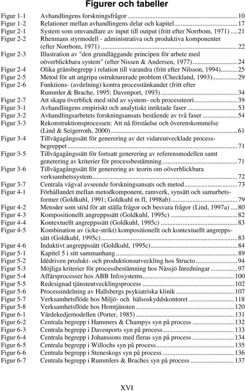 ..22 Figur 2-3 Illustration av "den grundläggande principen för arbete med oöverblickbara system" (efter Nissen & Andersen, 1977).