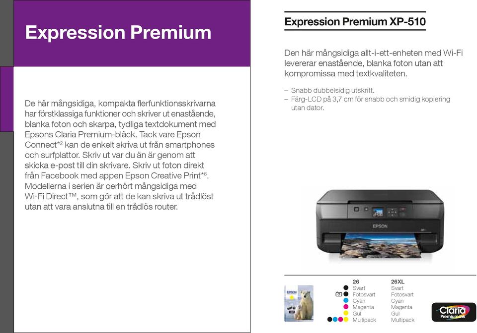 Skriv ut foton direkt från Facebook med appen Epson Creative Print* 6.