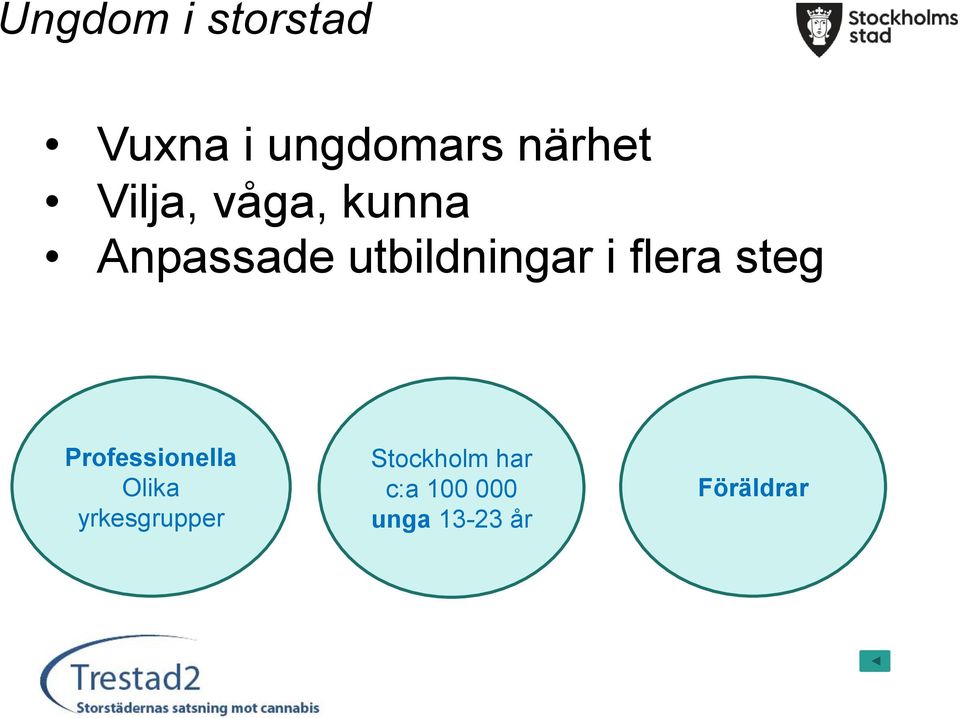 flera steg Professionella Olika yrkesgrupper