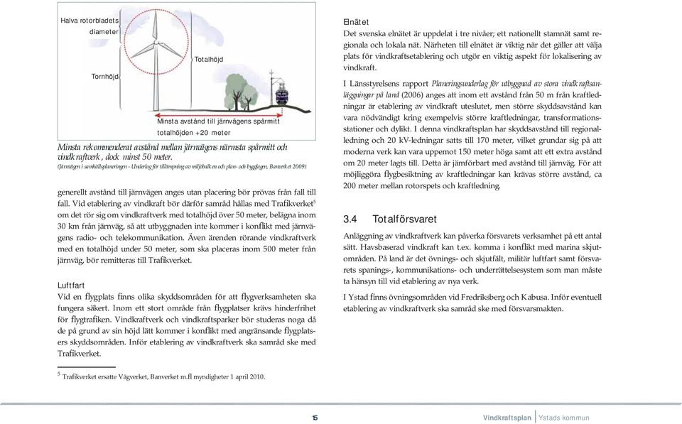 (Järnvägen i samhällsplaneringen - Underlag för tillämpning av miljöbalken och plan- och bygglagen, Banverket 2009) generellt avstånd till järnvägen anges utan placering bör prövas från fall till