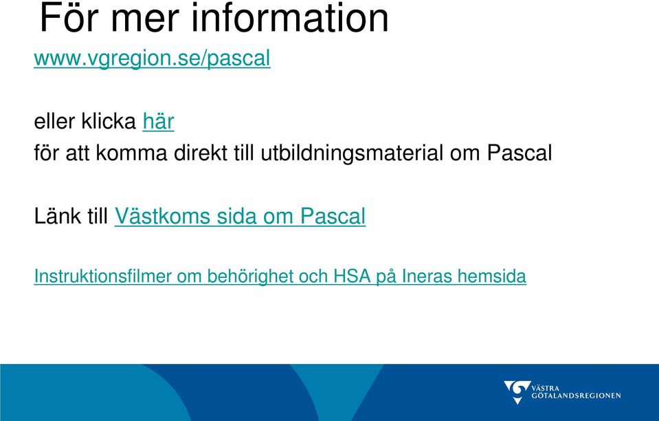 till utbildningsmaterial om Pascal Länk till