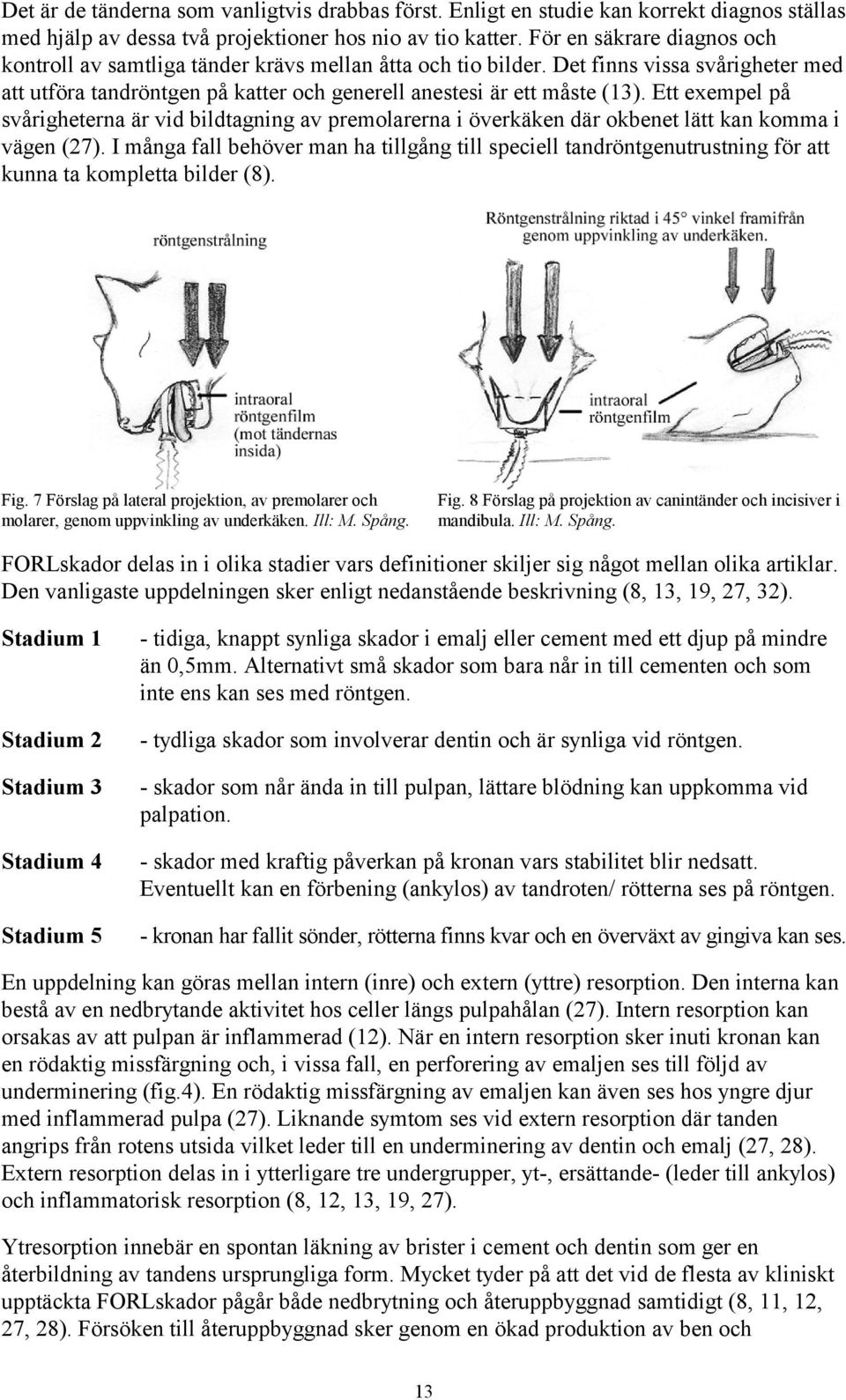 Ett exempel på svårigheterna är vid bildtagning av premolarerna i överkäken där okbenet lätt kan komma i vägen (27).