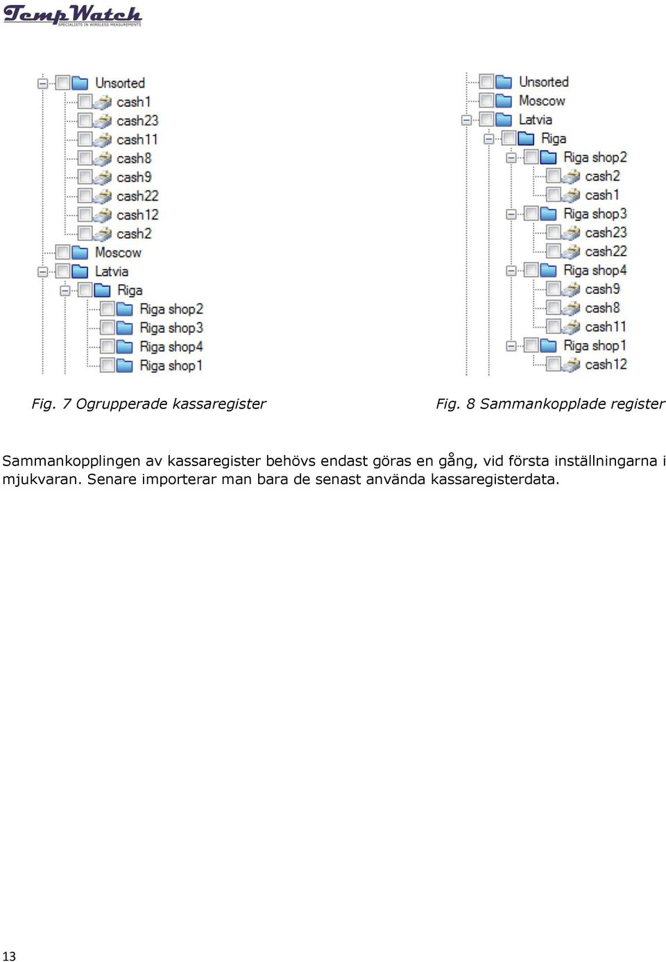 kassaregister behövs endast göras en gång, vid första