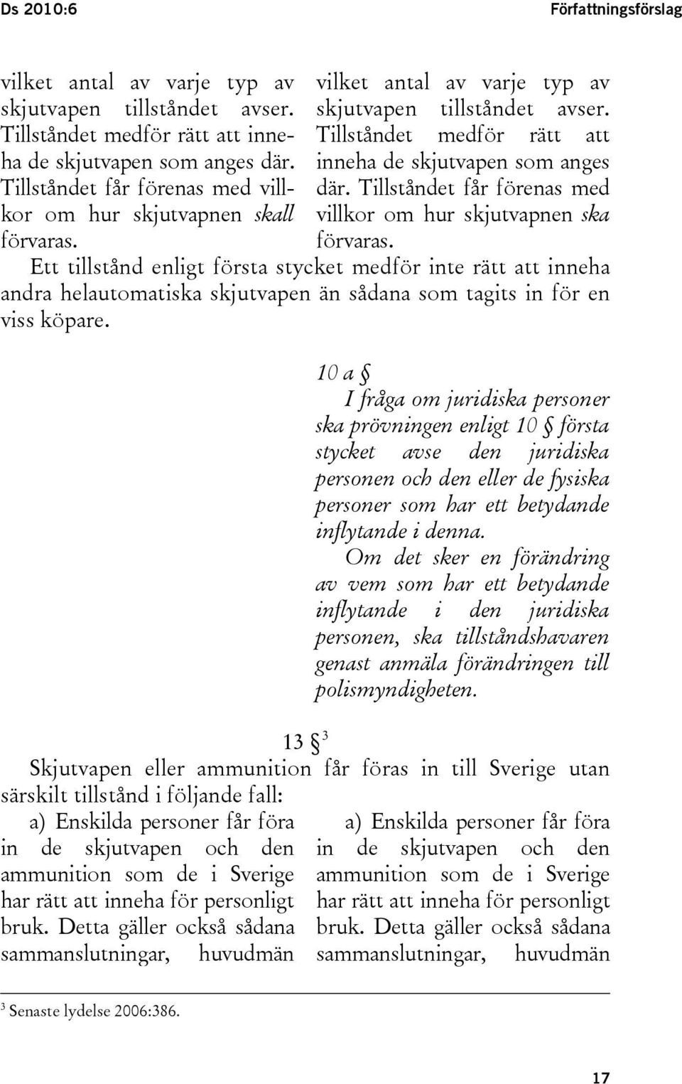 Tillståndet får förenas med villkor om hur skjutvapnen ska förvaras.