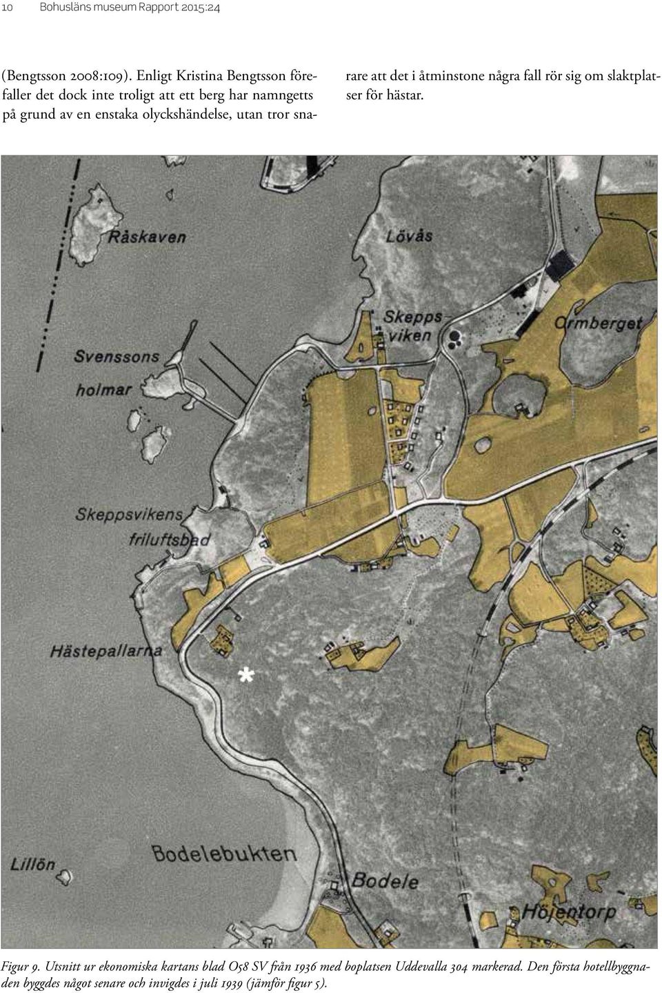 olyckshändelse, utan tror snarare att det i åtminstone några fall rör sig om slaktplatser för hästar. Figur 9.