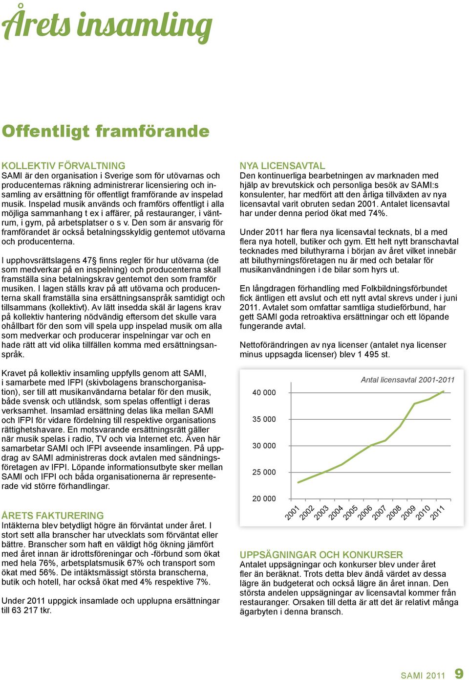 Den som är ansvarig för framförandet är också betalningsskyldig gentemot utövarna och producenterna.