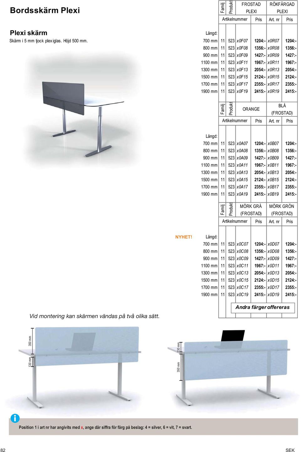 2054:- 1500 mm 11 523 x0f15 2124:- x0r15 2124:- 1700 mm 11 523 x0f17 2355:- x0r17 2355:- 1900 mm 11 523 x0f19 2415:- x0r19 2415:- Längd: BLÅ ORANGE (FROSTAD) Art.