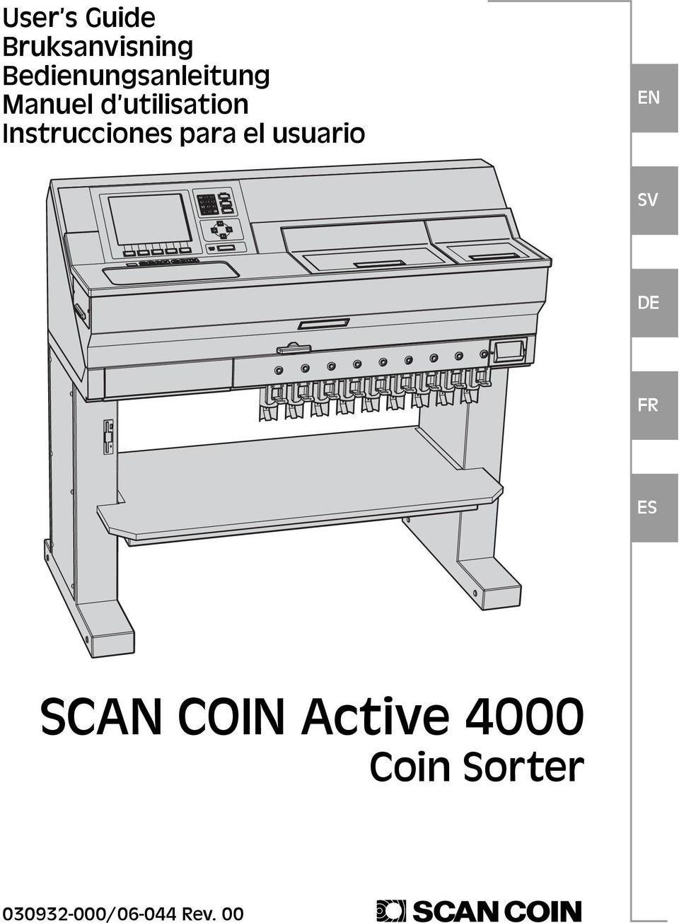 Instrucciones para el usuario EN DE FR ES