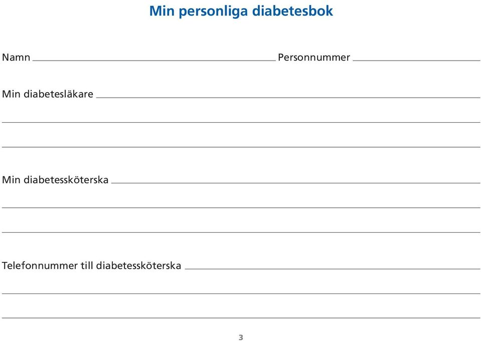 diabetesläkare Min