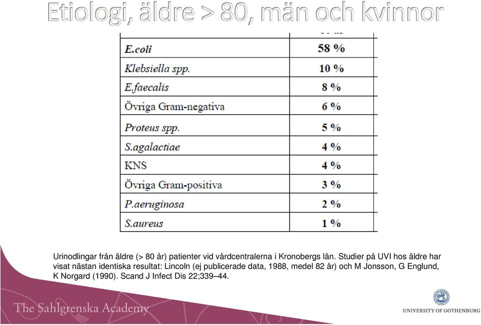 Studier på UVI hos äldre har visat nästan identiska resultat: