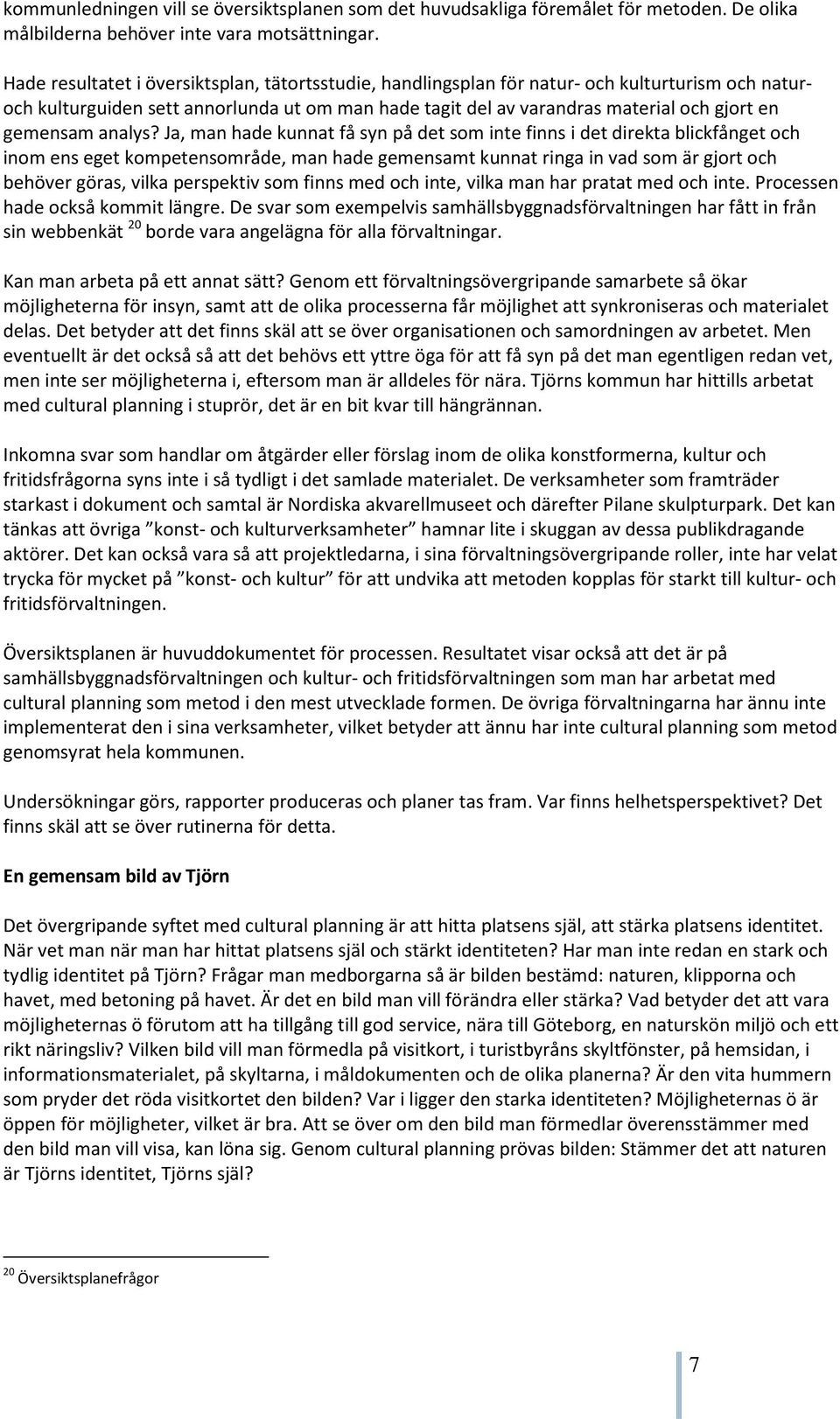 gemensam analys?