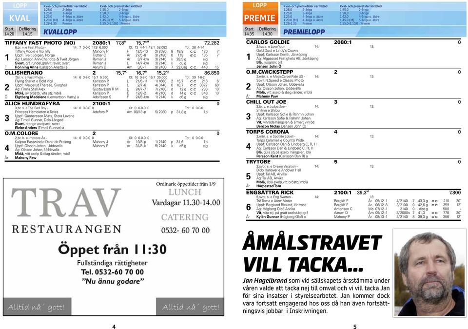 Svart, grå rundel,grå/vit revär; svart Ryman J L / -km / 0 k du g - - ejg F Rönning Anna (Larsson Anette) a Aarum D Åm / - 9/ 0,0 ag c c 0 OLLISHERANO, K, M, AK.0,br. v. e Fast Photo - : 0--0,.