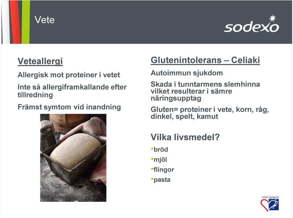 Skada i tunntarmens slemhinna vilket resulterar i sämre näringsupptag Gluten=