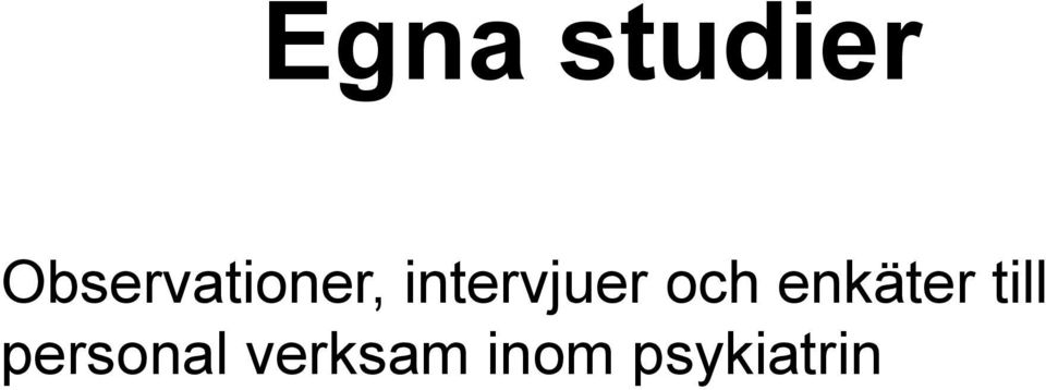 intervjuer och