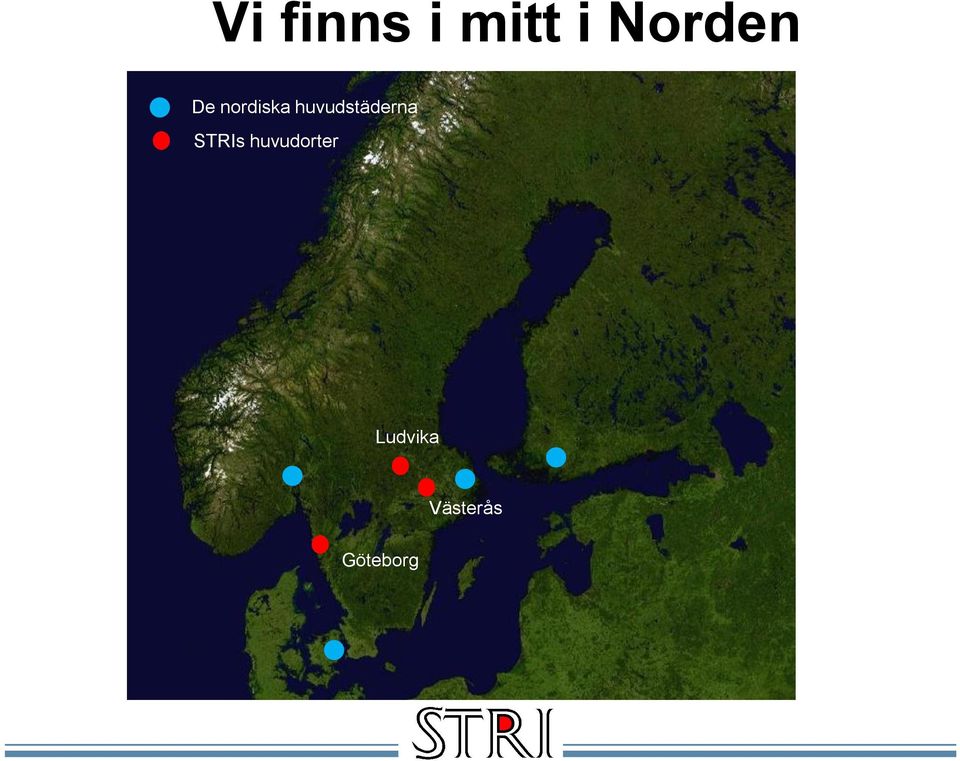 huvudstäderna STRIs