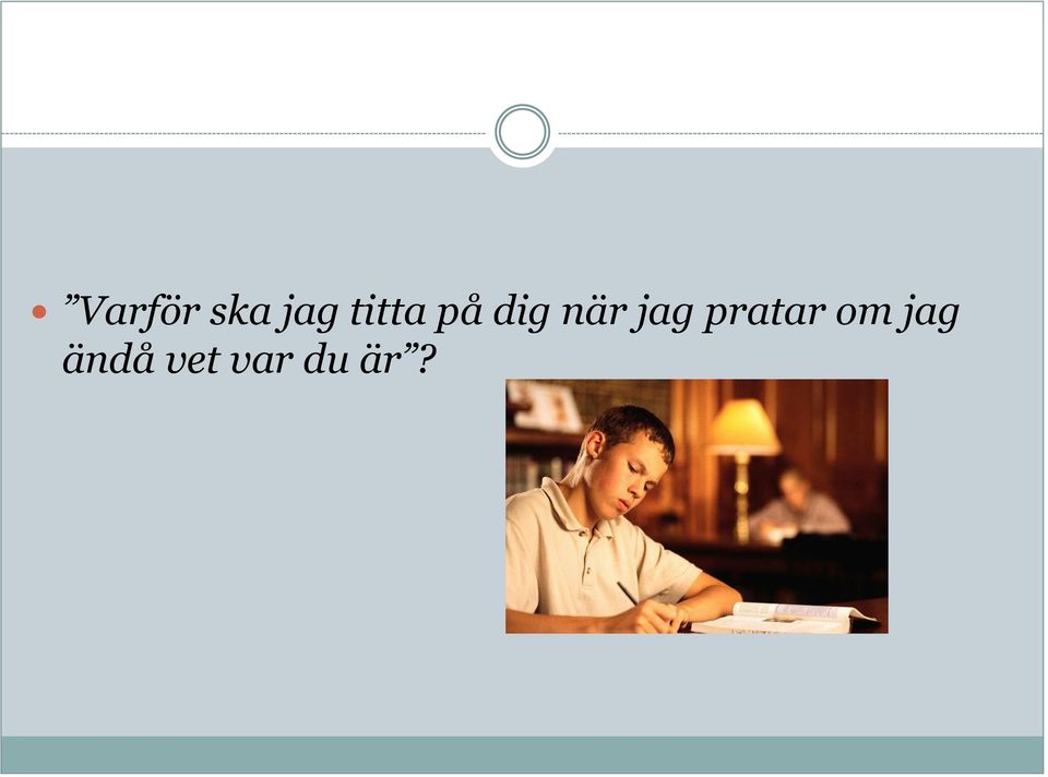 jag pratar om jag