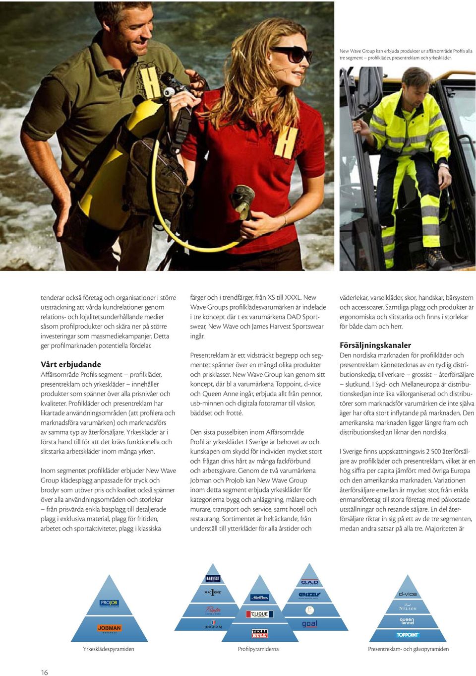 investeringar som massmediekampanjer. Detta ger profilmarknaden potentiella fördelar.