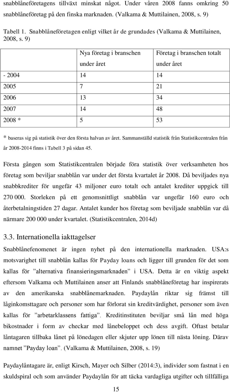 9) Nya företag i branschen under året - 2004 14 14 2005 7 21 2006 13 34 2007 14 48 2008 * 5 53 Företag i branschen totalt under året * baseras sig på statistik över den första halvan av året.