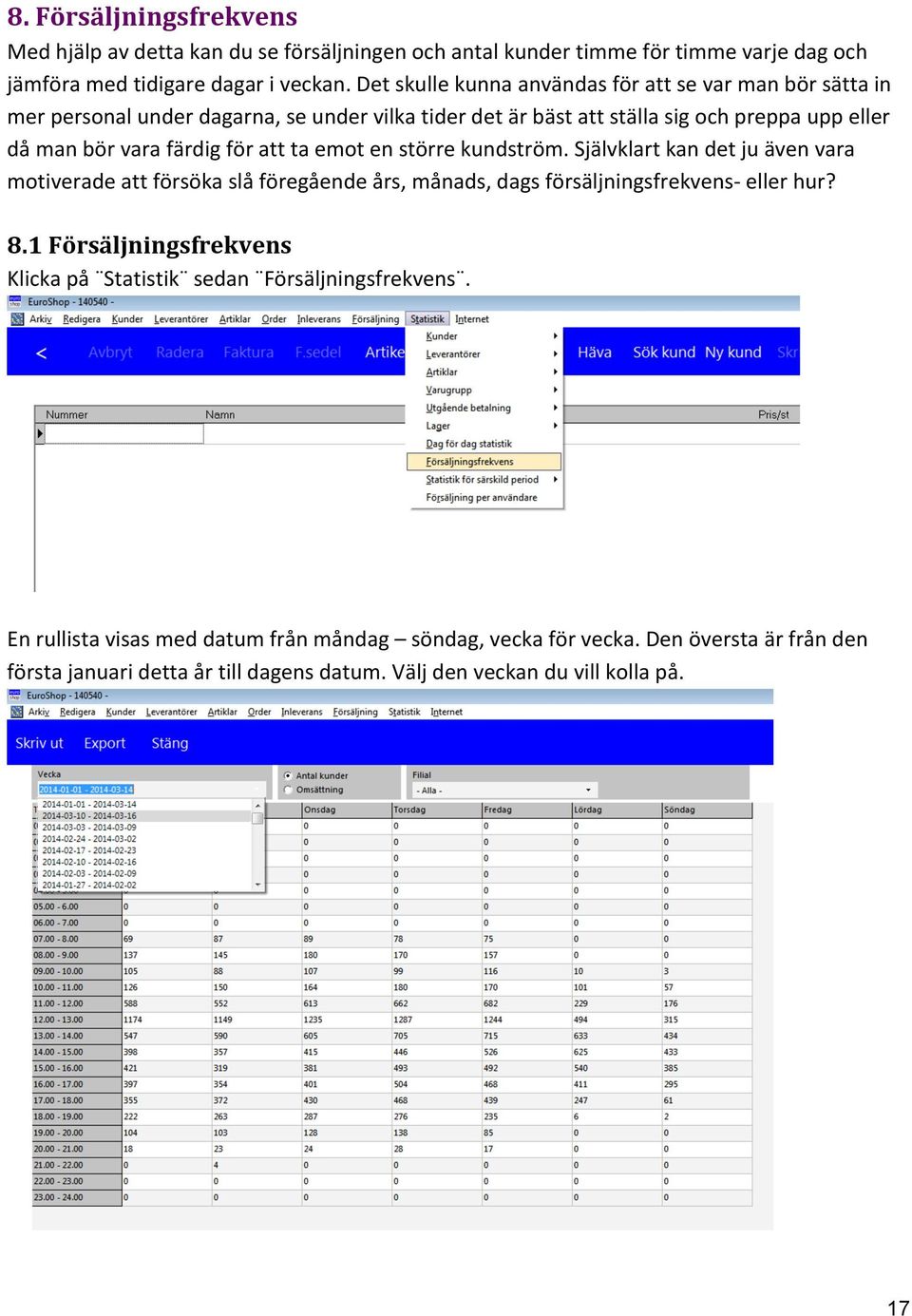 dåmanbörvarafärdigföratttaemotenstörrekundström.självklartkandetjuävenvara motiveradeattförsökaslåföregåendeårs,månads,dagsförsäljningsfrekvensiellerhur? 8.