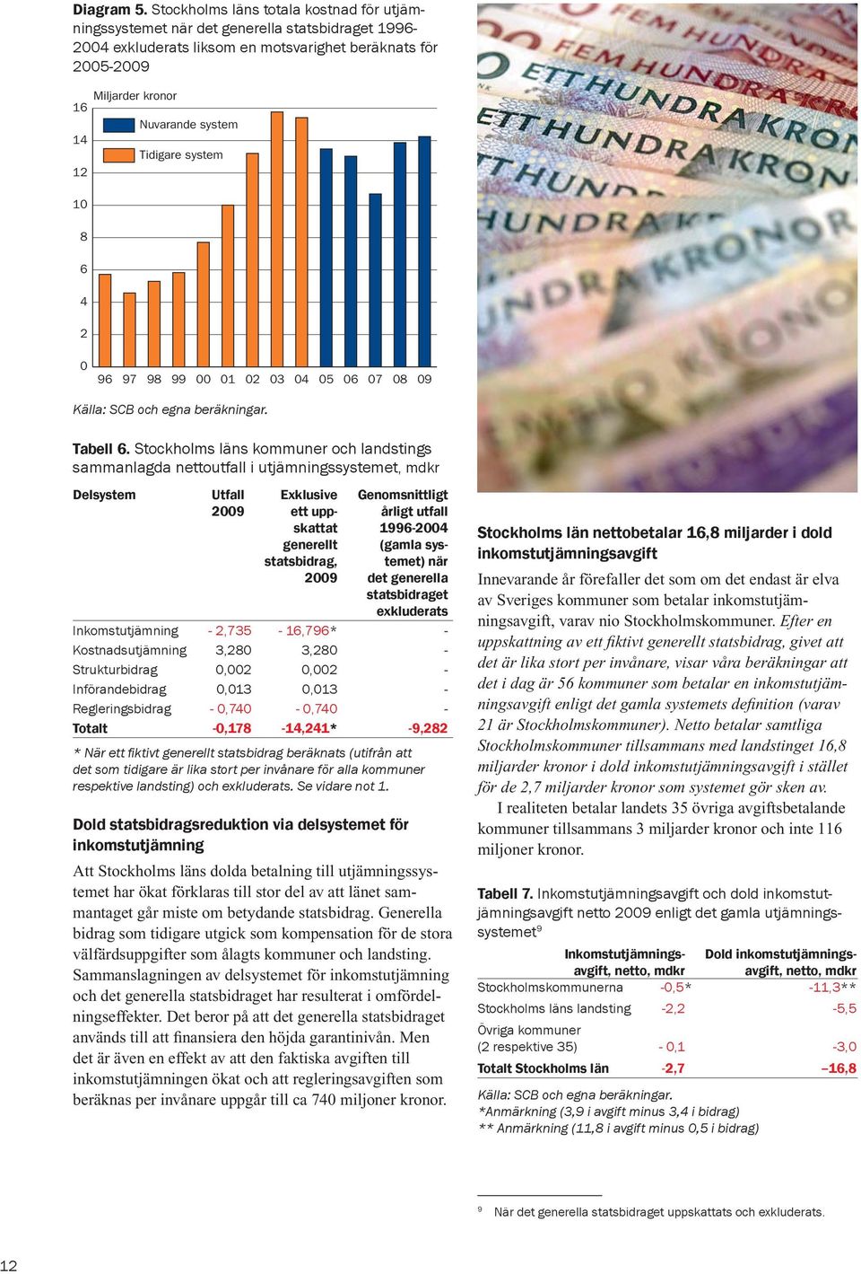 Sammanslagningen av delsystemet för inkomstutjämning och det generella statsbidraget har resulterat i omfördelningseffekter.