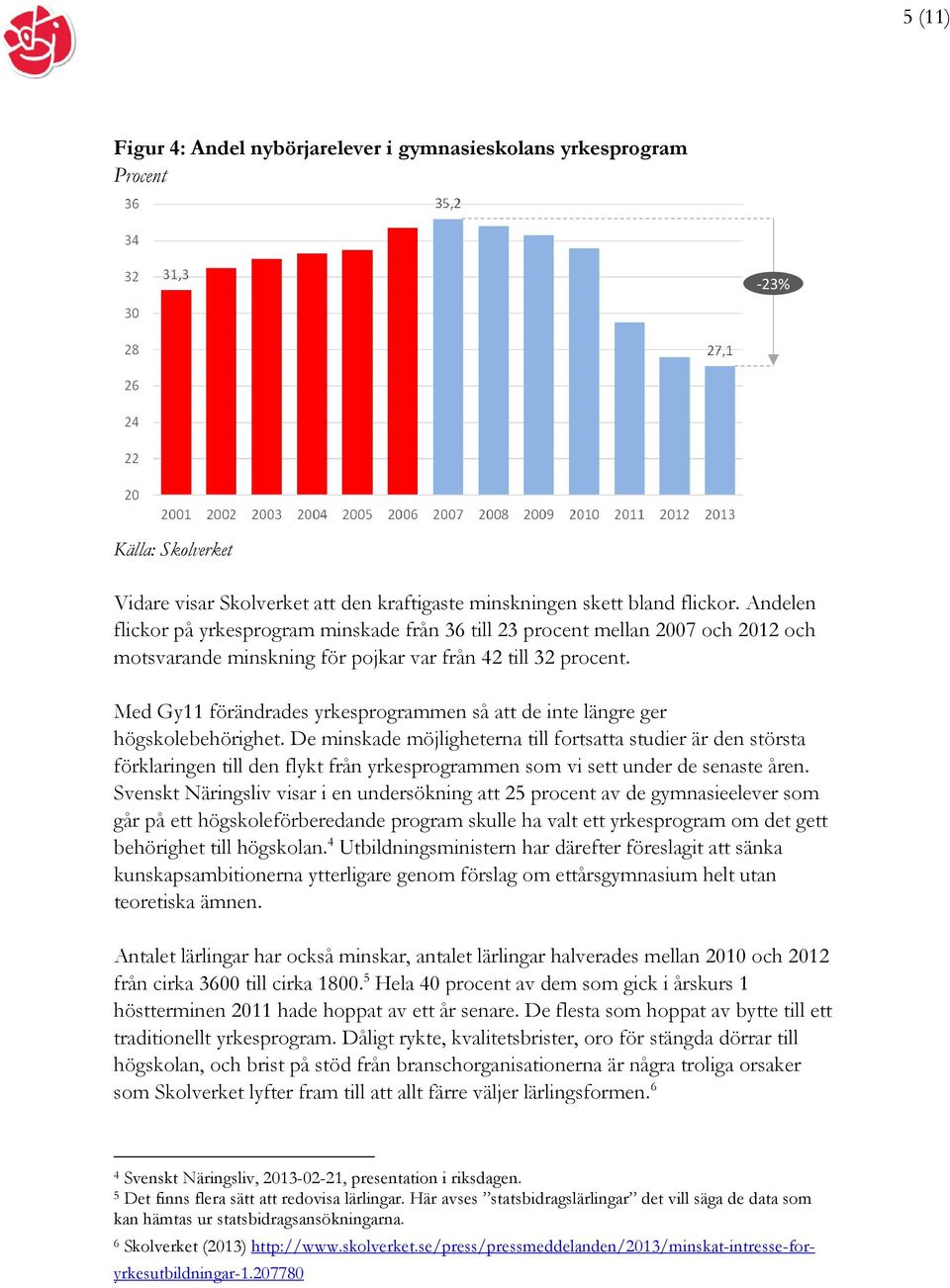 Med Gy11 förändrades yrkesprogrammen så att de inte längre ger högskolebehörighet.