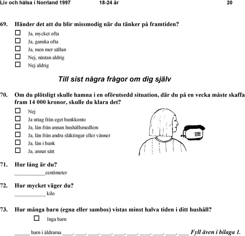 Om du plötsligt skulle hamna i en oförutsedd situation, där du på en vecka måste skaffa fram 14 000 kronor, skulle du klara det?