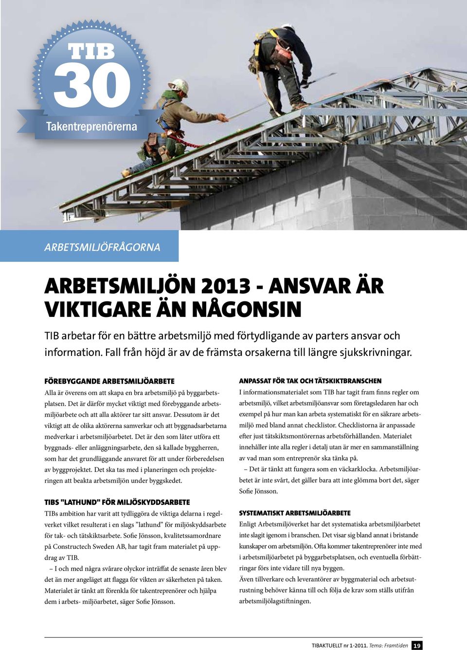 Det är därför mycket viktigt med förebyggande arbetsmiljöarbete och att alla aktörer tar sitt ansvar.