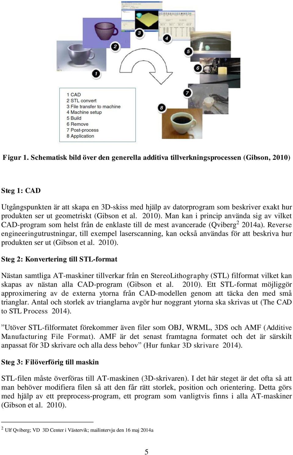 ut geometriskt (Gibson et al. 2010). Man kan i princip använda sig av vilket CAD-program som helst från de enklaste till de mest avancerade (Qviberg 2 2014a).