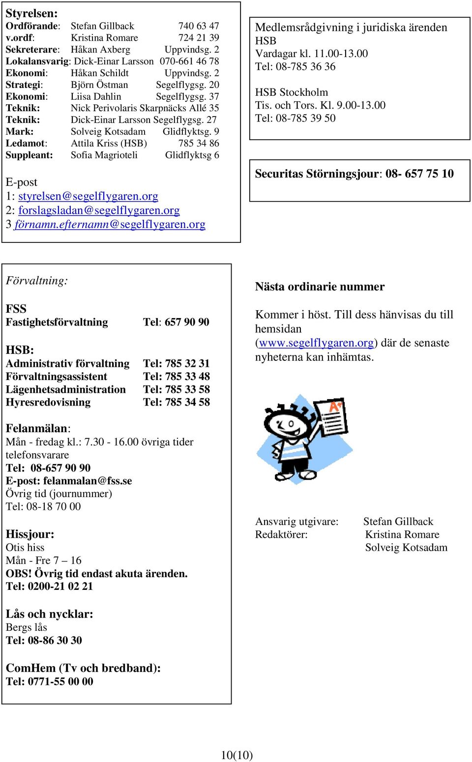 37 Teknik: Nick Perivolaris Skarpnäcks Allé 35 Teknik: Dick-Einar Larsson Segelflygsg. 27 Mark: Solveig Kotsadam Glidflyktsg.