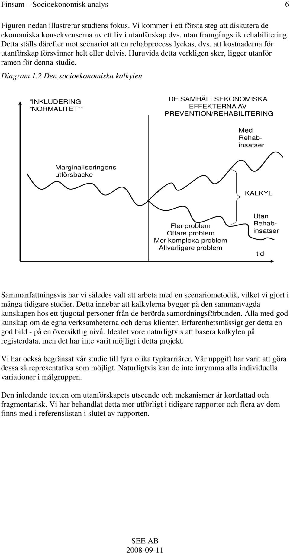 Huruvida detta verkligen sker, ligger utanför ramen för denna studie. Diagram 1.