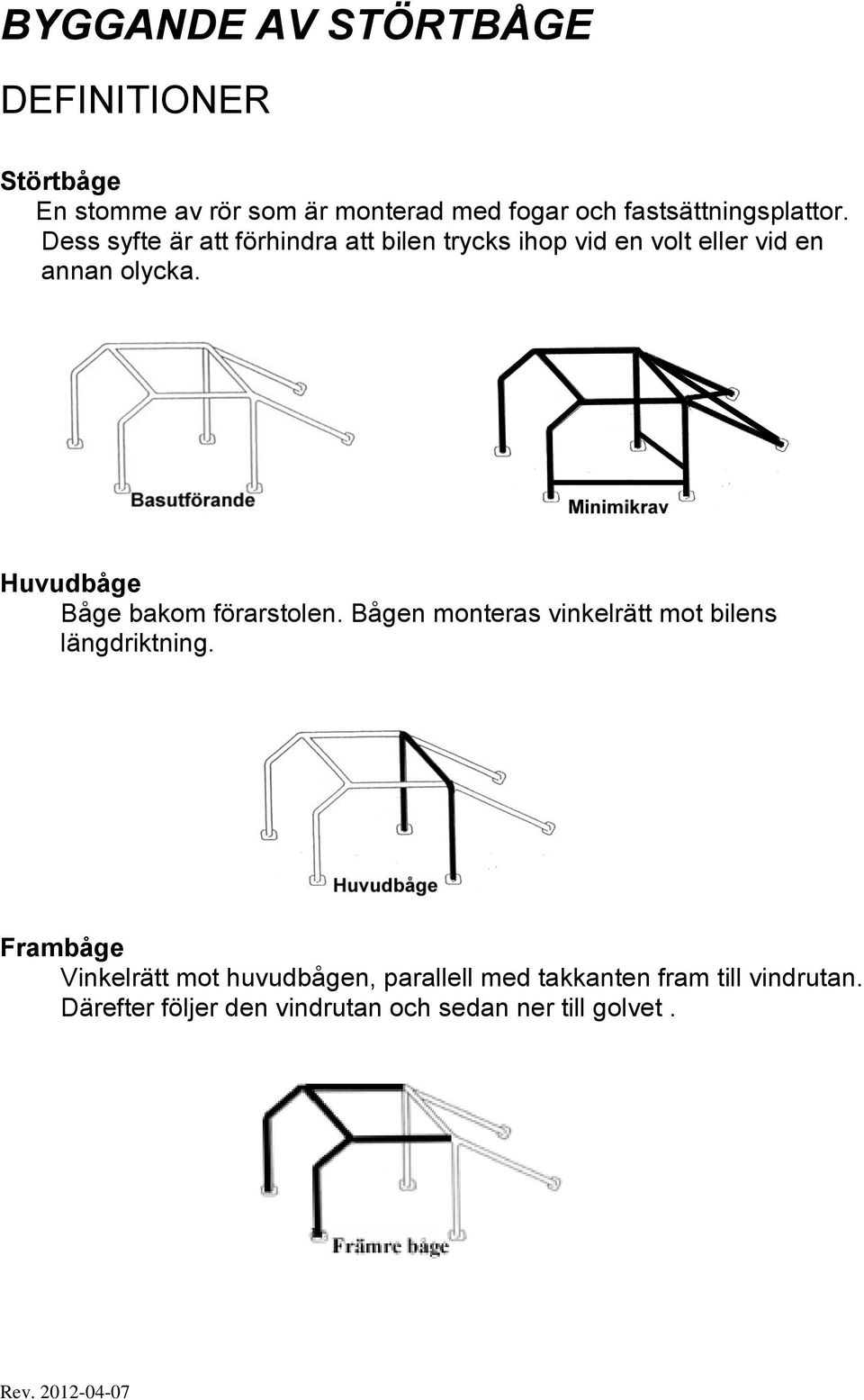 Dess syfte är att förhindra att bilen trycks ihop vid en volt eller vid en annan olycka.