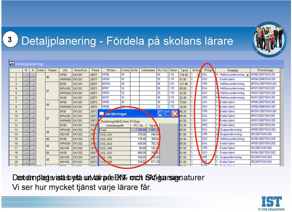 ut lärare på EN- XX mot och riktiga SV-kurser.