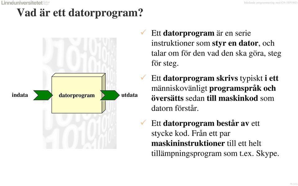 för steg.