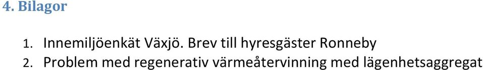 Brev till hyresgäster Ronneby 2.