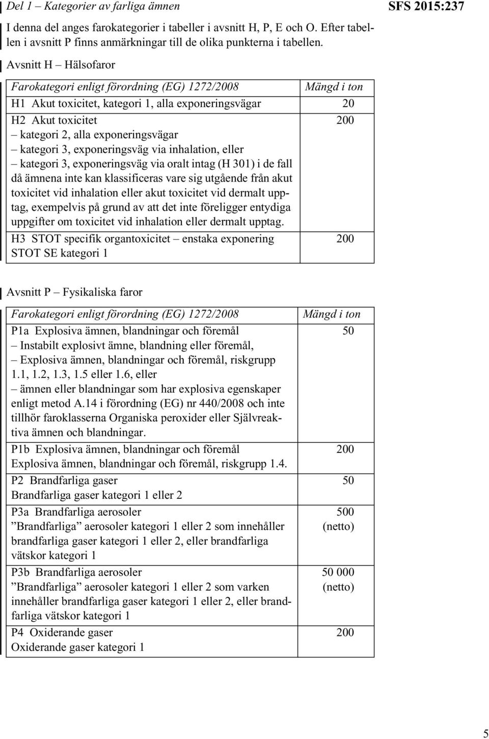 via inhalation, eller kategori 3, exponeringsväg via oralt intag (H 301) i de fall då ämnena inte kan klassificeras vare sig utgående från akut toxicitet vid inhalation eller akut toxicitet vid