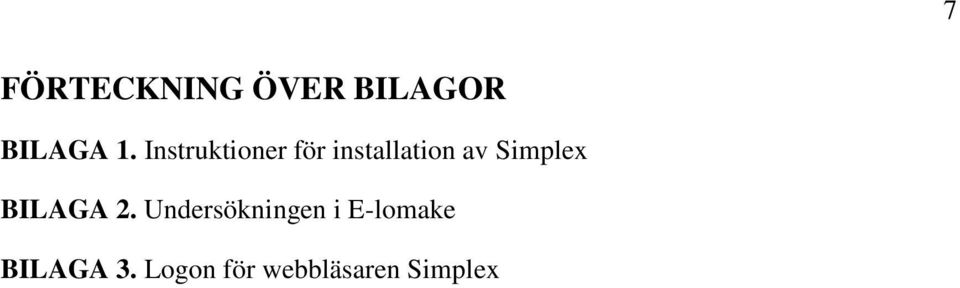 Simplex BILAGA 2.