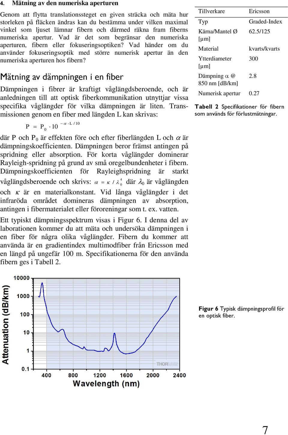 Vad händer om du använder fokuseringsoptik med större numerisk apertur än den numeriska aperturen hos fibern?