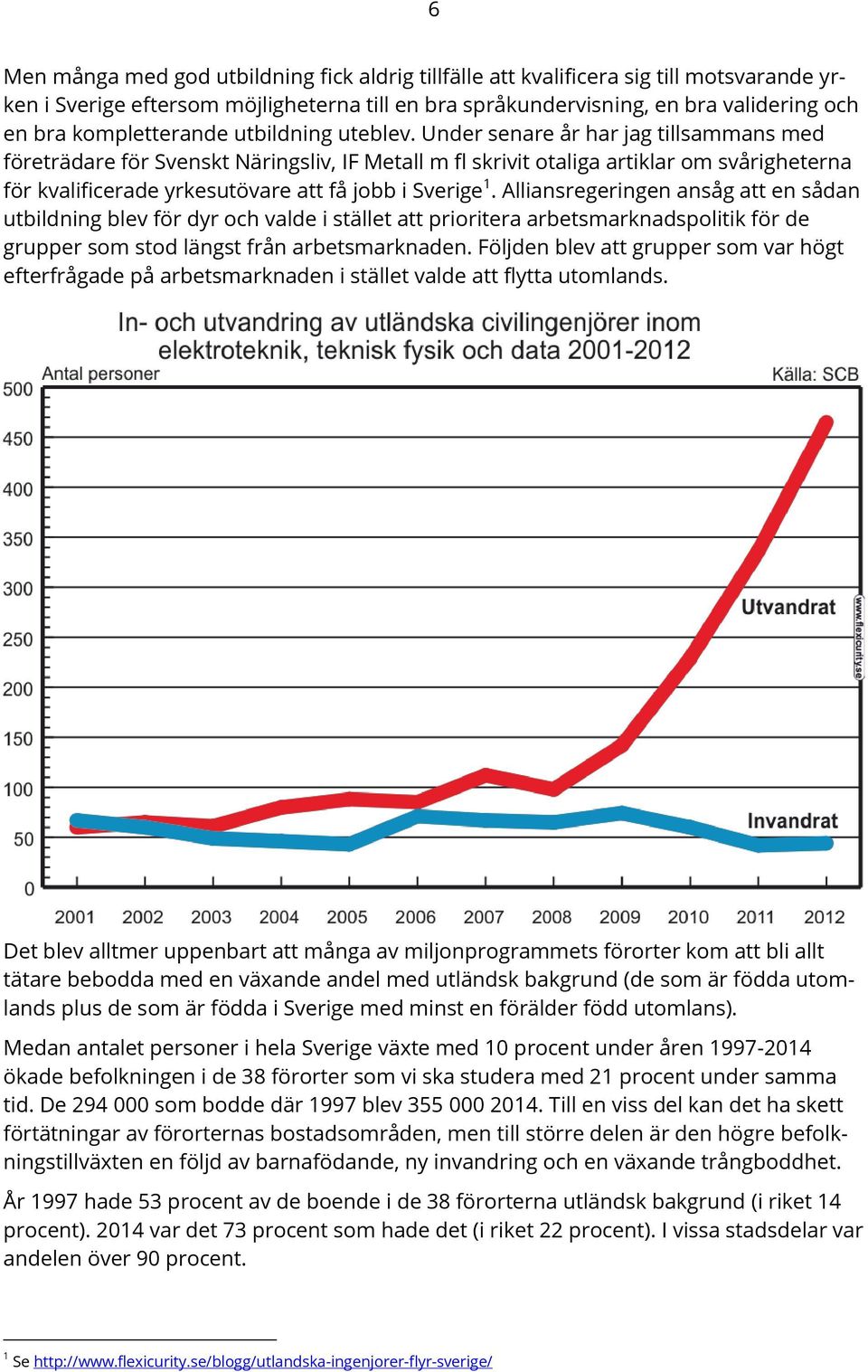 Under senare år har jag tillsammans med företrädare för Svenskt Näringsliv, IF Metall m fl skrivit otaliga artiklar om svårigheterna för kvalificerade yrkesutövare att få jobb i Sverige 1.