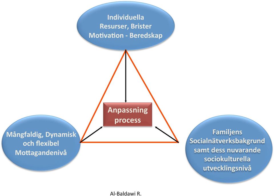 MoOagandenivå Anpassning process Familjens