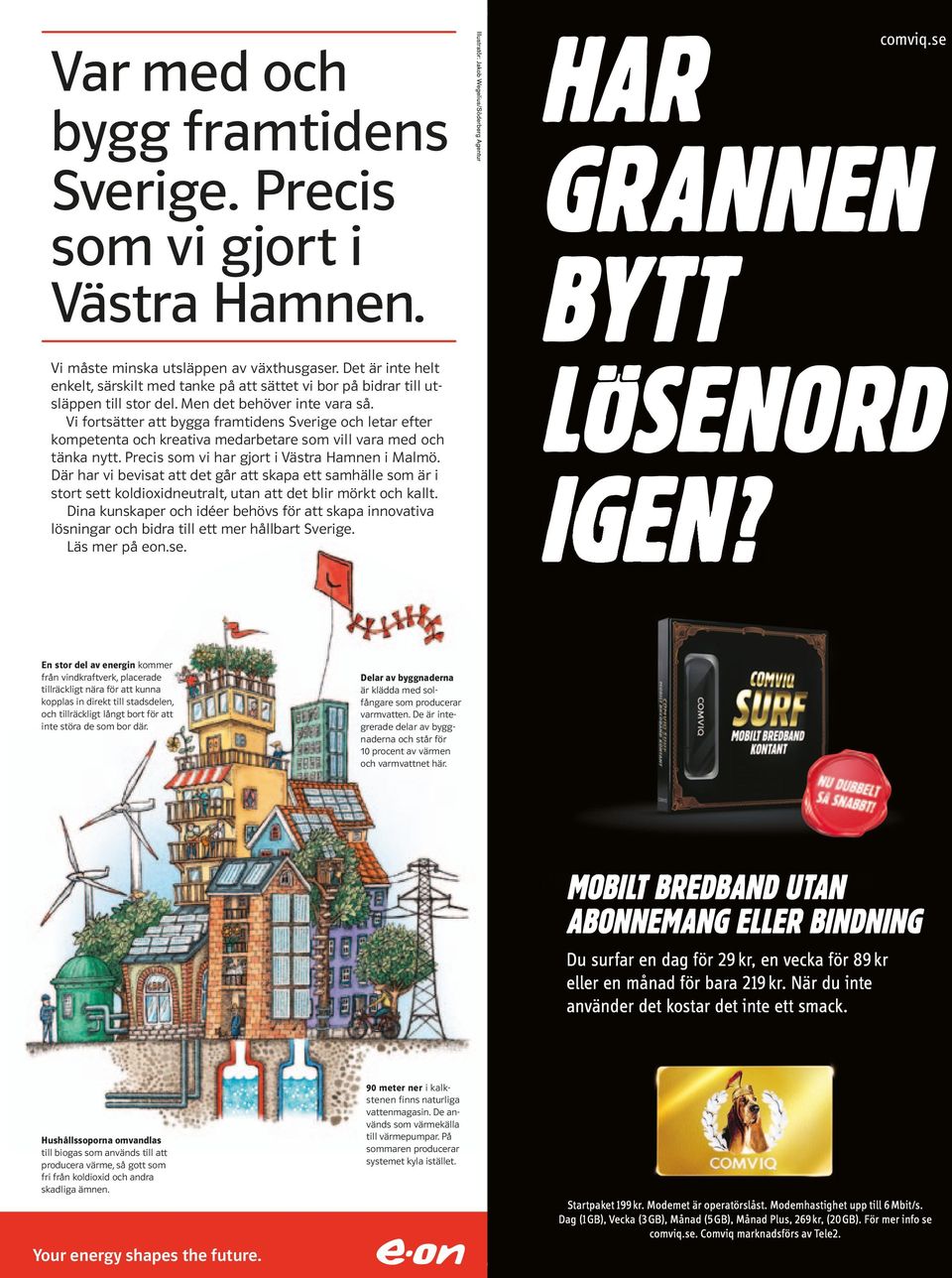 Vi fortsätter att bygga framtidens Sverige och letar efter kompetenta och kreativa medarbetare som vill vara med och tänka nytt. Precis som vi har gjort i Västra Hamnen i Malmö.