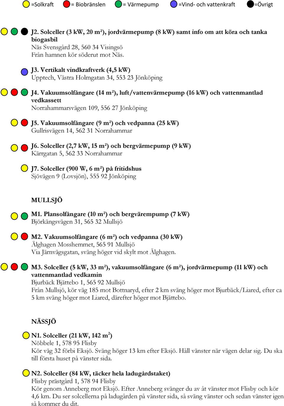 Vakuumsolfångare (14 m²), luft/vattenvärmepump (16 kw) och vattenmantlad vedkassett Norrahammarsvägen 109, 556 27 Jönköping J5.