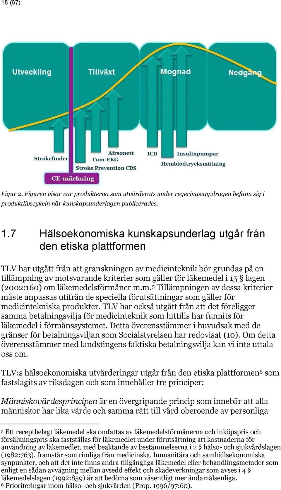 läkemedel i 15 lagen (2002:160) om läkemedelsförmåner m.m. 5 Tillämpningen av dessa kriterier måste anpassas utifrån de speciella förutsättningar som gäller för medicintekniska produkter.