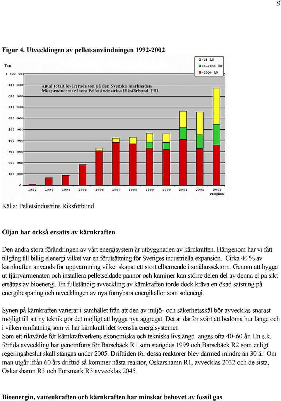 kärnkraften. Härigenom har vi fått tillgång till billig elenergi vilket var en förutsättning för Sveriges industriella expansion.