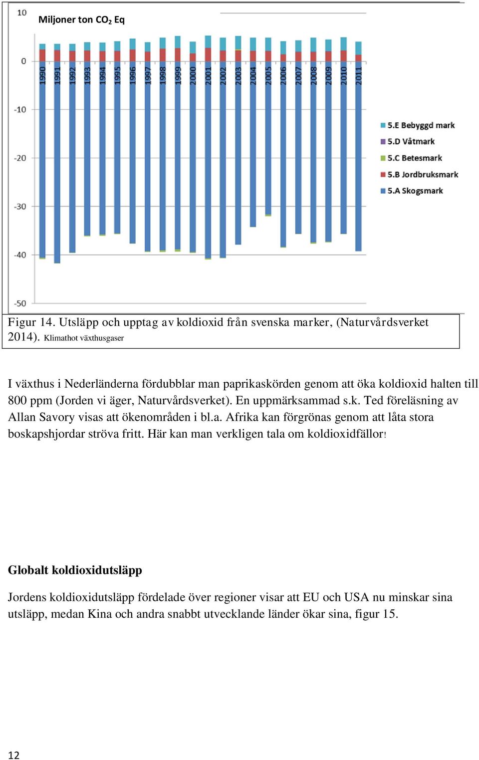 En uppmärksammad s.k. Ted föreläsning av Allan Savory visas att ökenområden i bl.a. Afrika kan förgrönas genom att låta stora boskapshjordar ströva fritt.