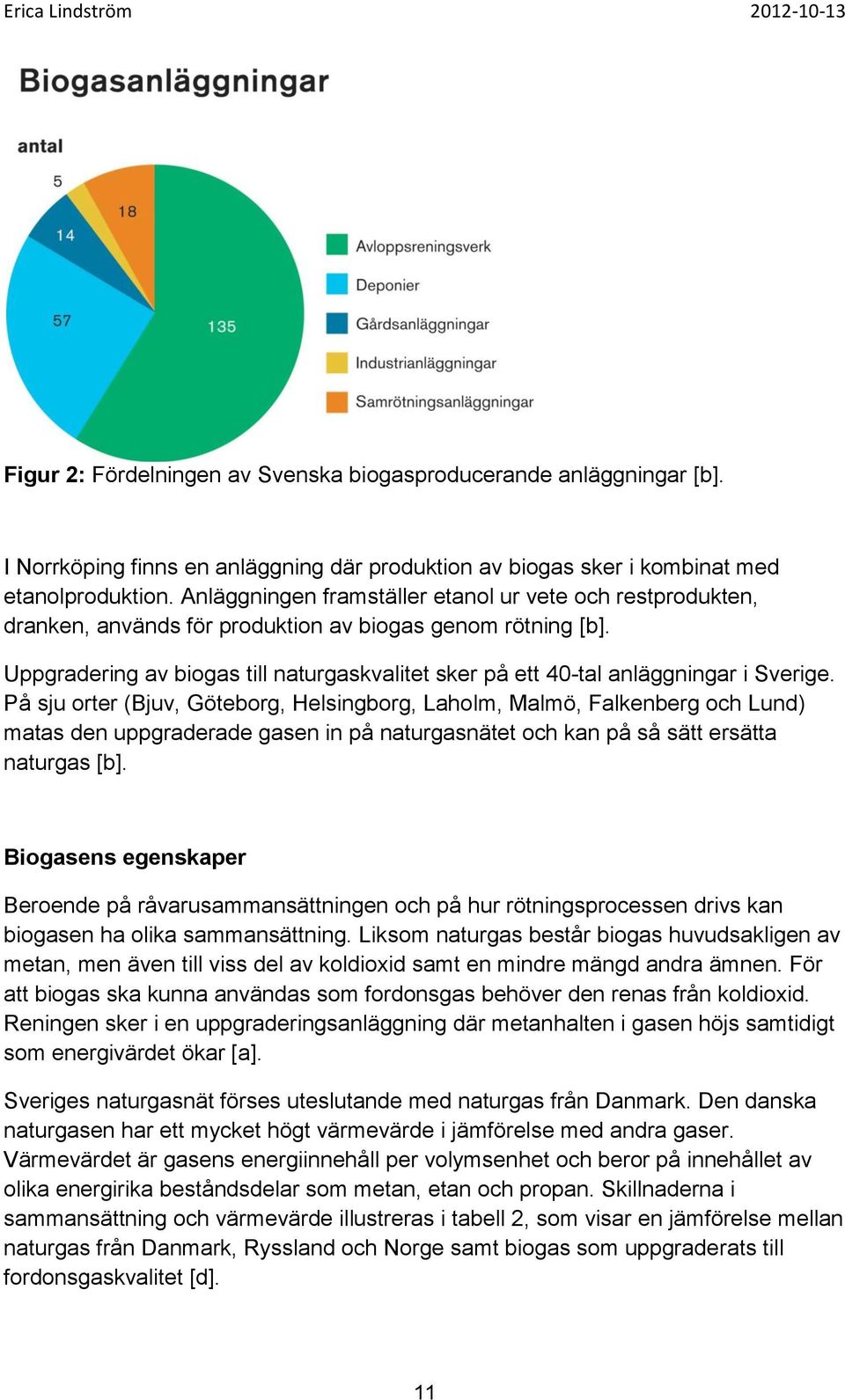 Uppgradering av biogas till naturgaskvalitet sker på ett 40-tal anläggningar i Sverige.