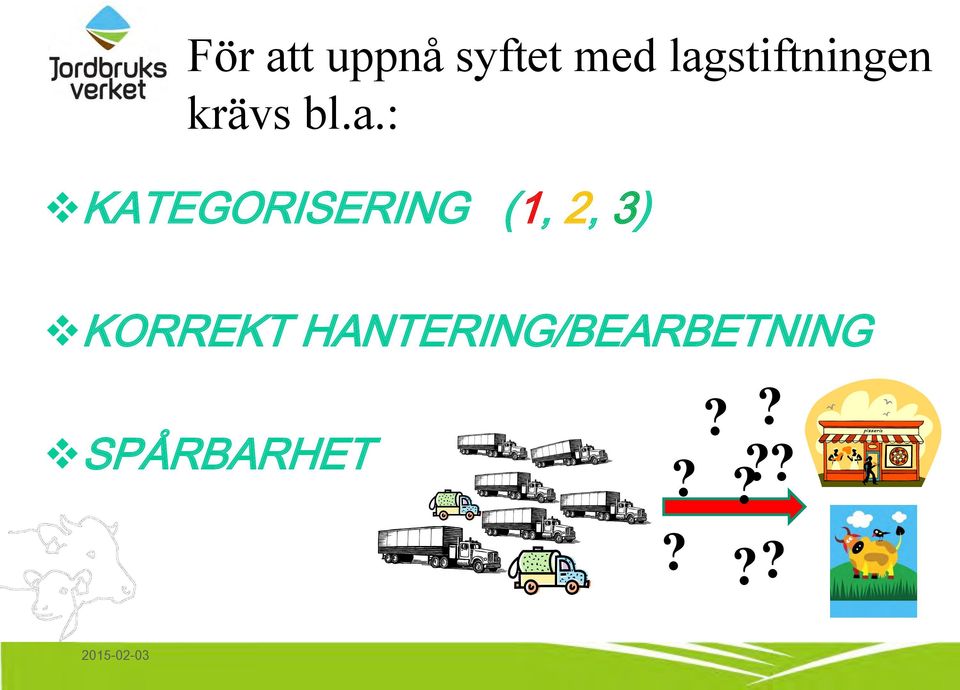 KATEGORISERING (1, 2, 3)