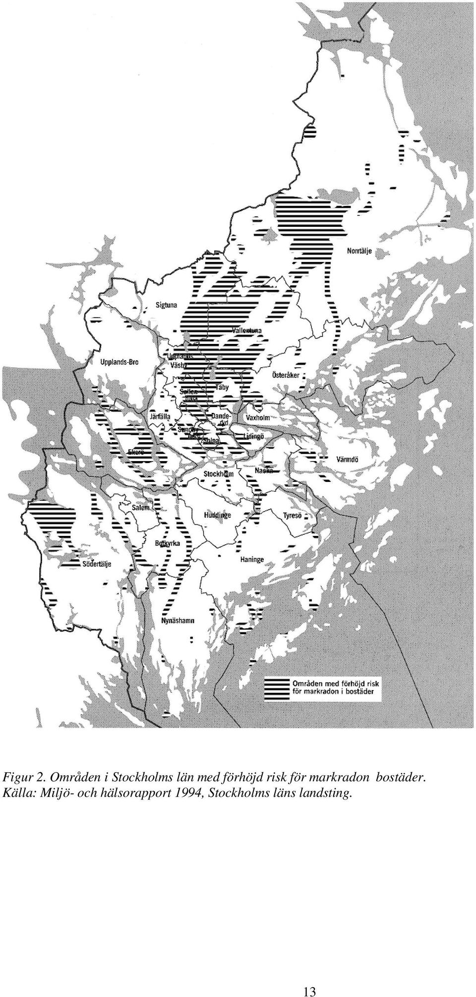 förhöjd risk för markradon bostäder.